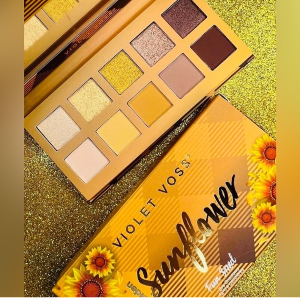 NIB Violet Voss Golden Sunflower Eyeshadow Palette Makeup
